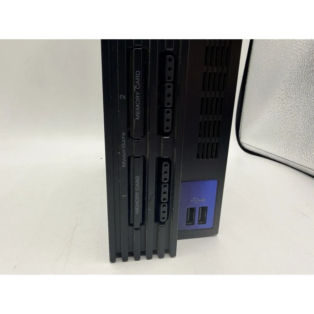 PlayStation 2 PS2 Fat Console SCPH-50001 w/ Remote Power Supply Memory & AV Cord